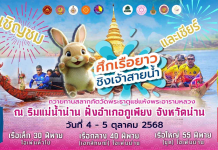 วัดพระธาตุแช่แห้งฯ จัดงานแข่งเรือ ยิ่งใหญ่ รางวัลที่ 1 กว่า 1 แสนบาท !!